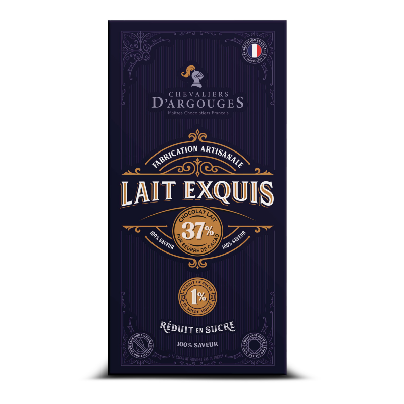 CHEVALIERS D'ARGOUGES Maîtres Chocolatiers Français - Assortiment de  chocolats noir 70% - Ballotin dégustation 365g