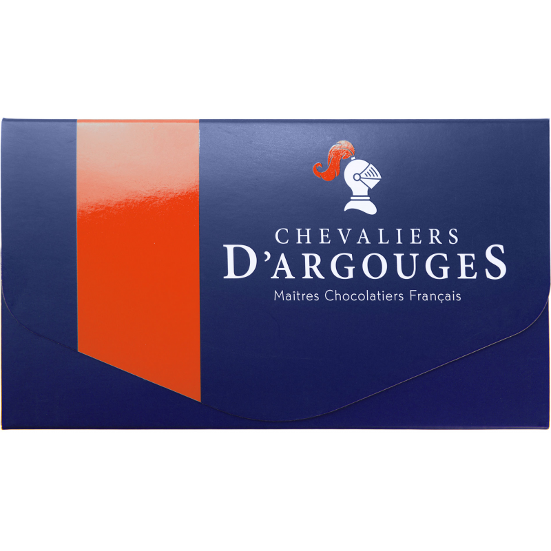 CHEVALIERS D'ARGOUGES Maîtres Chocolatiers Français - Assortiment de  chocolats noir 70% - Ballotin dégustation 365g