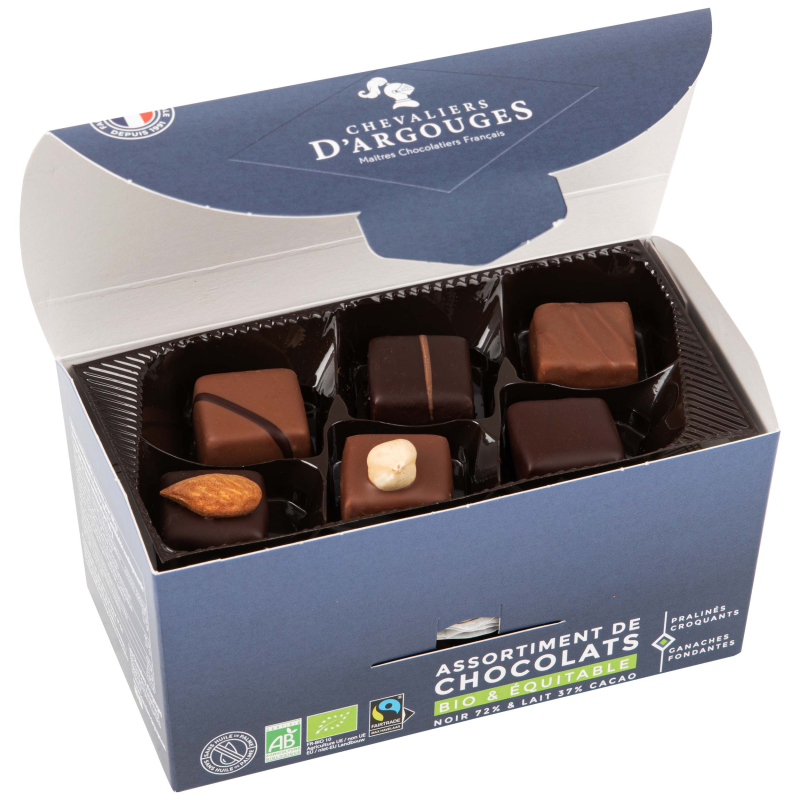 Ballotin 18 chocolats  bio/équitable