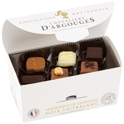 Chocolat assortiment LES CHEVALIERS D'ARGOUGES : la boîte de 355 g