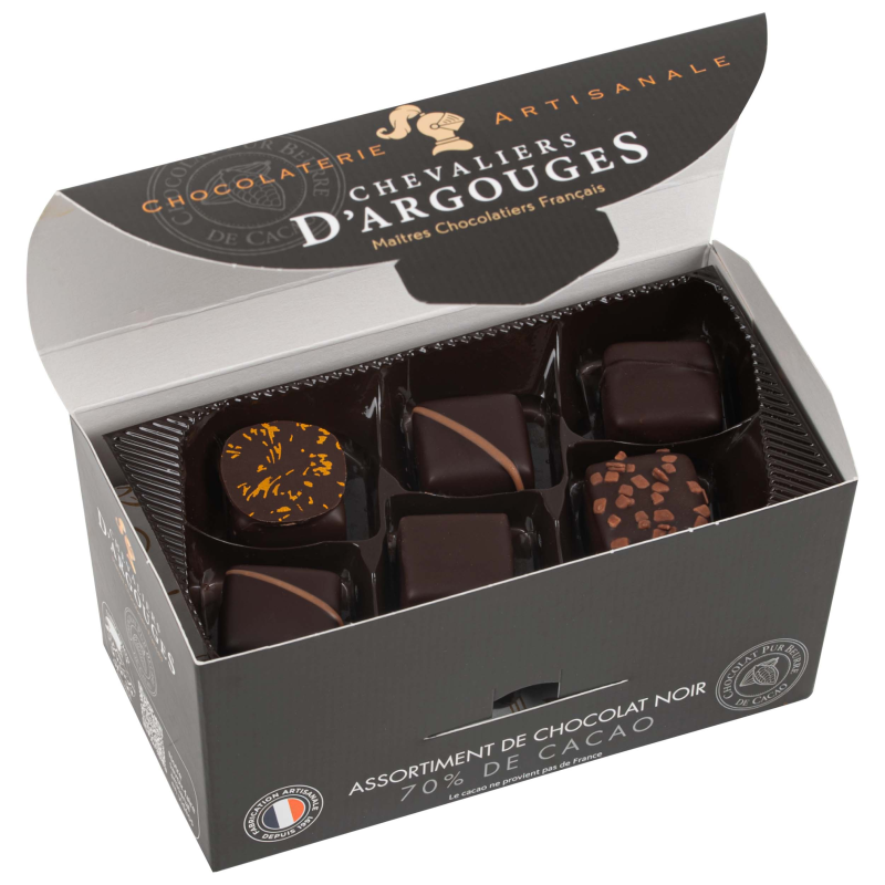 BALLOTIN 18 CHOCOLATS NOIRS