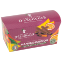 Ballotin bûchettes mangue passion enrobées