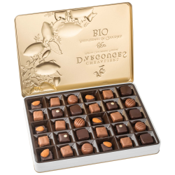 COFFRET ASSORTIMENT DE CHOCOLATS NOIR - LAIT BIO/ÉQUITABLE