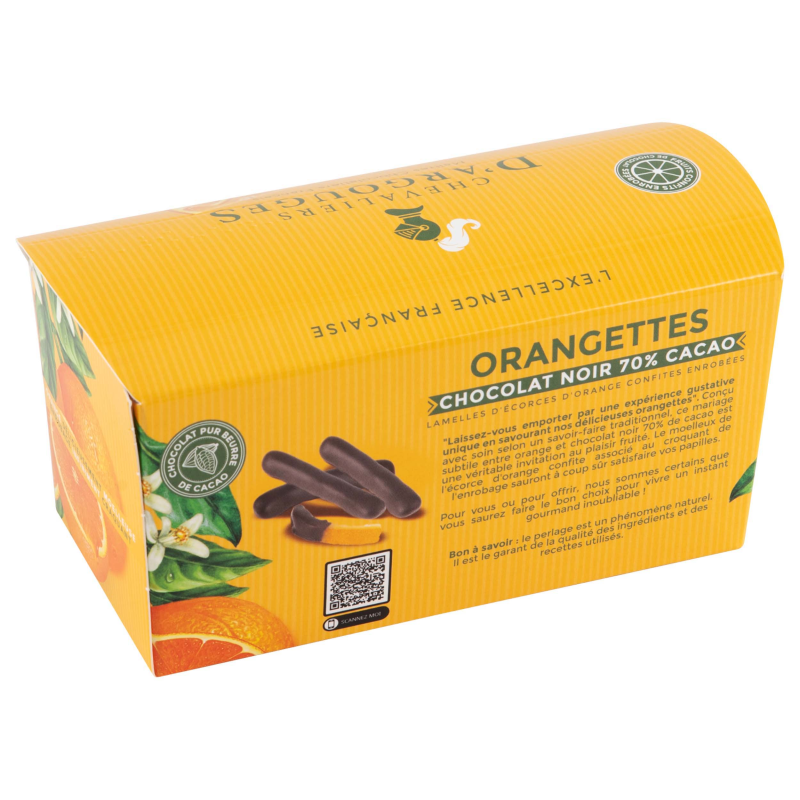 Ballotin orangettes enrobées