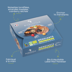 ASSORTIMENT DE MENDIANTS BIO