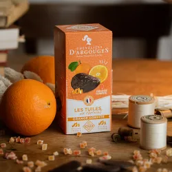 TUILES NOIR ÉCLATS D'ORANGES