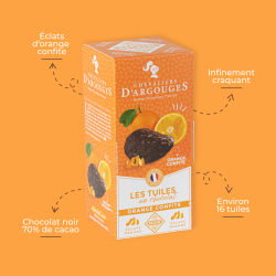 TUILES NOIR ÉCLATS D'ORANGES