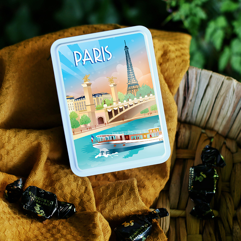 Coffret "La Seine" bouchées noisettes