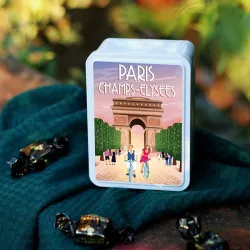 Coffret Paris Champs Elysées bouchées noisettes