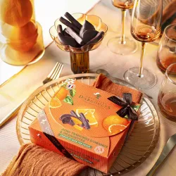 Ballotin orangettes et tranches d'oranges enrobées