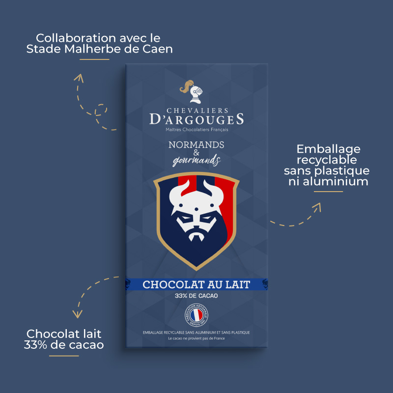 Tablette lait x Stade Malherbe de Caen