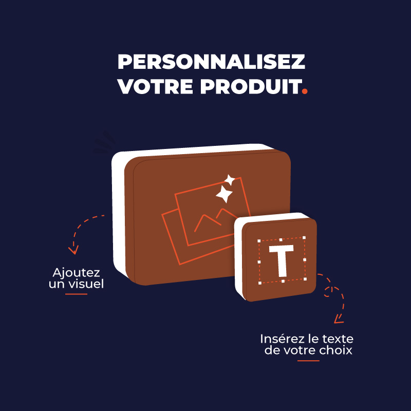 Coffret 12 chocolats personnalisable