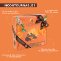 Ballotin orangettes et tranches d'oranges enrobées