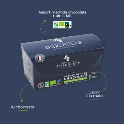 BALLOTIN ASSORTIMENT DE CHOCOLATS NOIR - LAIT BIO/ÉQUITABLE