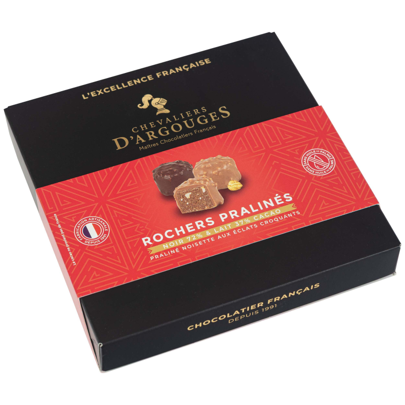 Coffret 16 rochers pralinés