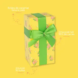 BALLOTIN CADEAU TUILES AU CARAMEL