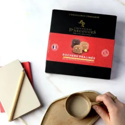 Coffret 16 rochers pralinés