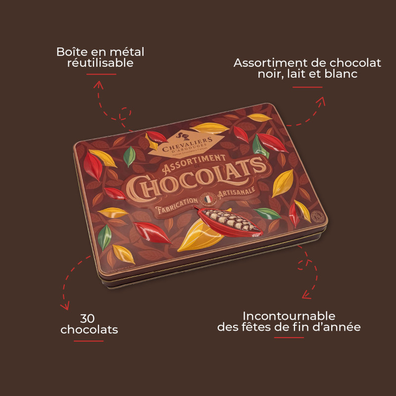 Coffret collection 30 chocolats