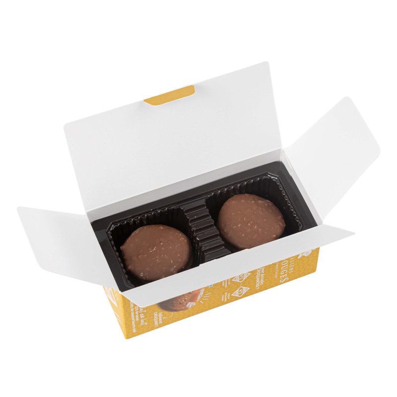 Assortiment tuiles éclats caramel beurre salé