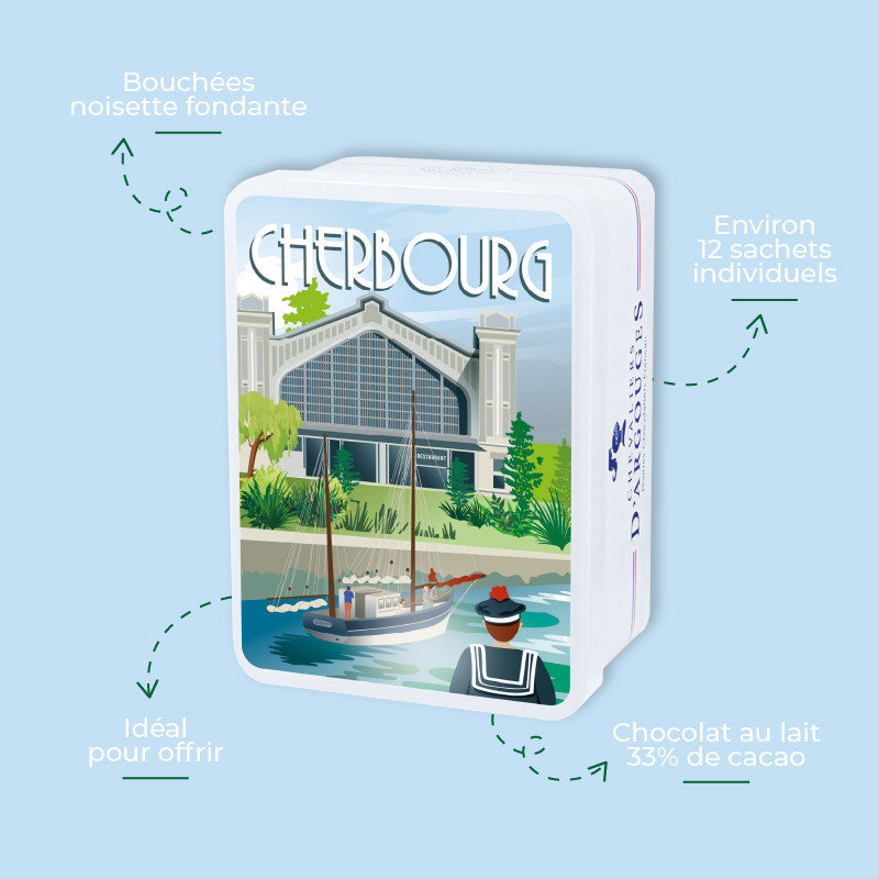 Coffret Cherbourg bouchées noisettes