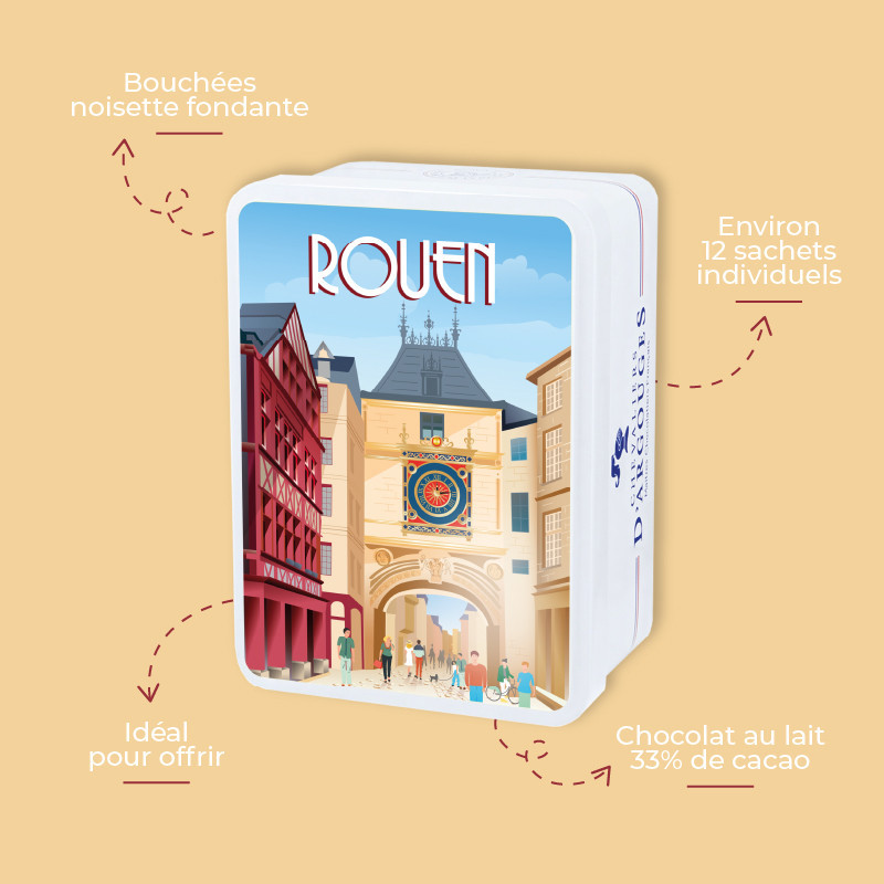 Coffret Rouen bouchées noisettes