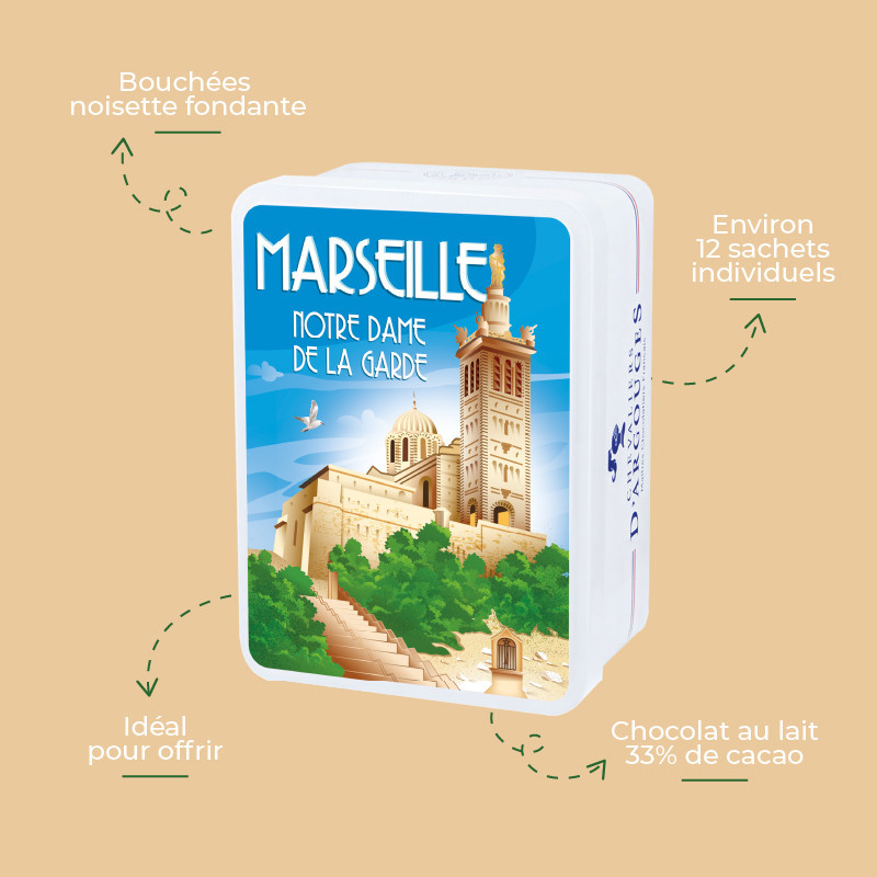 Coffret Marseille Basilique bouchées noisettes