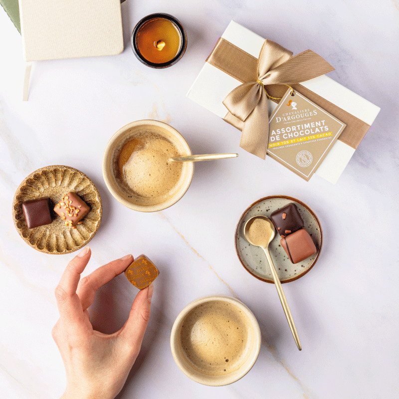 Des bonbons chocolatés